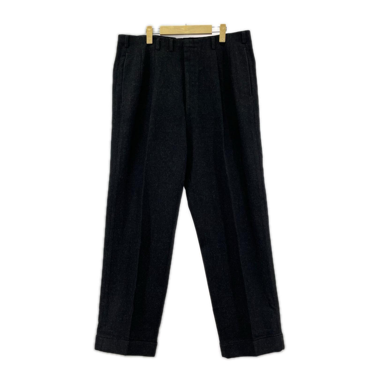 パンツ 50s-60s頃 ビンテージ ウールスラックスパンツ W36 ブラック