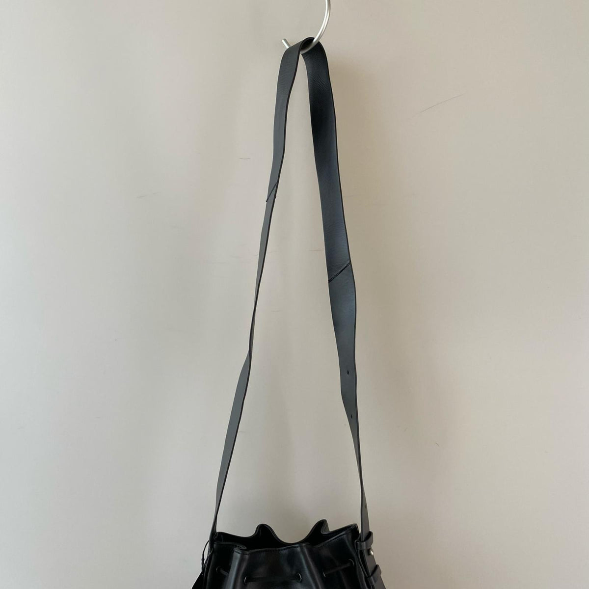 ショルダーバッグ ×MAISON SPECIAL 巾着型バッグ 黒 ブラック
