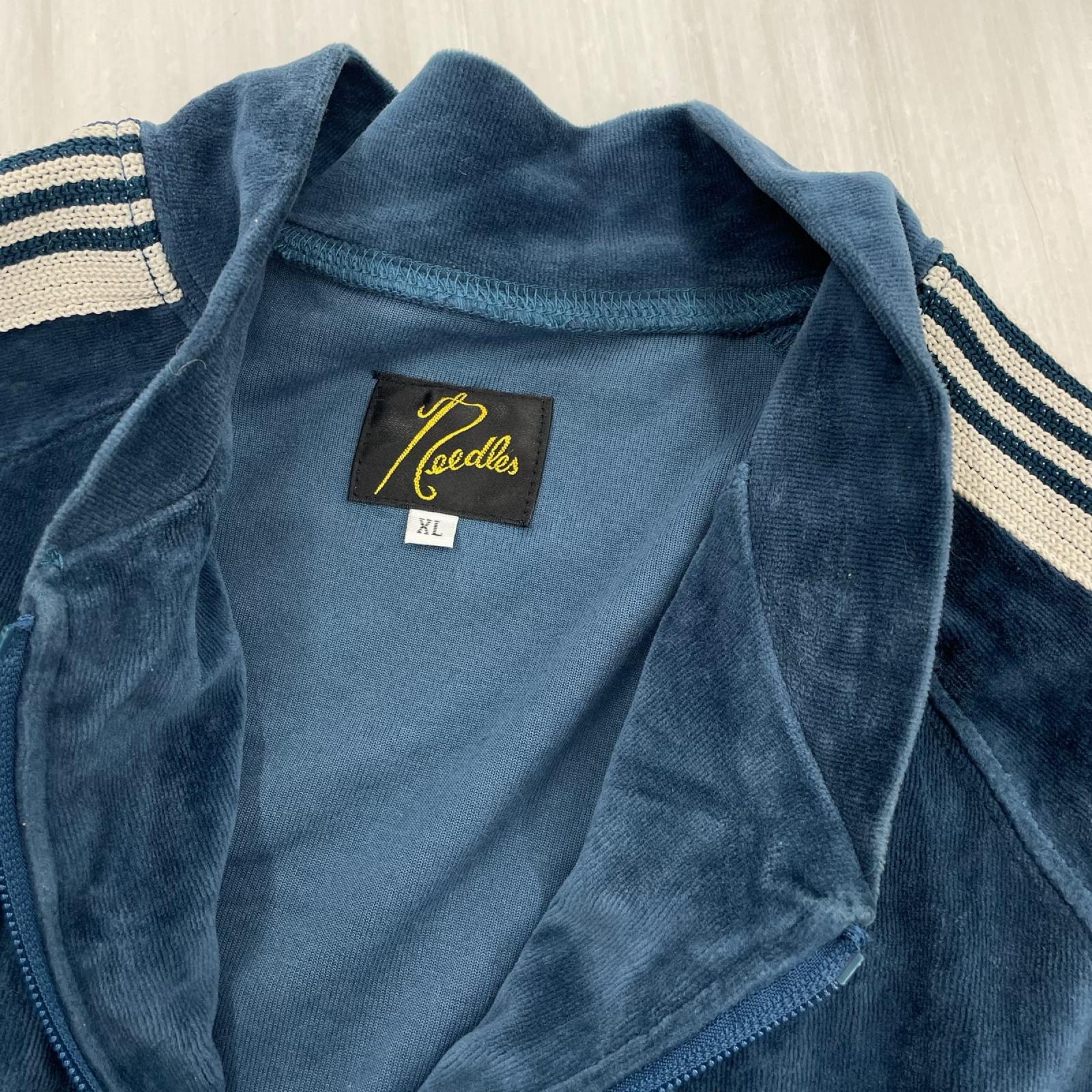 ジャケット R.C. Track Jacket - C/PE Velour BLU XL