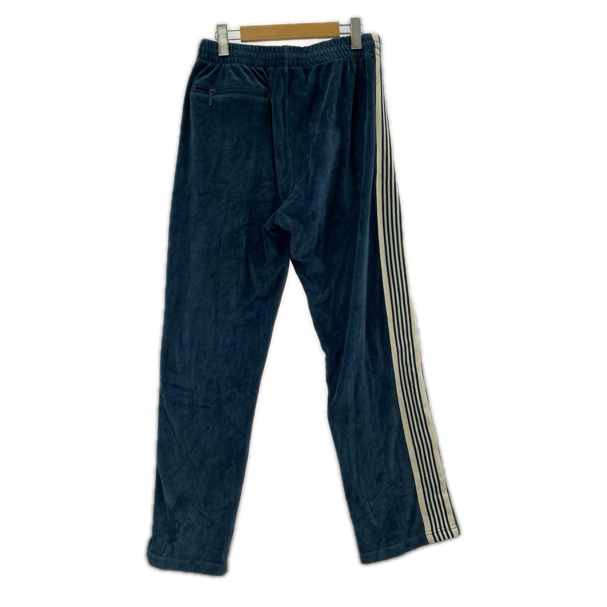 パンツ ベロアトラックパンツ BLU L L
