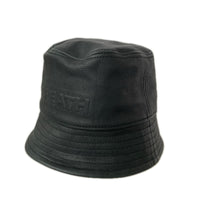 ハット BREATH EMBOSS LEATHER HAT ブラック