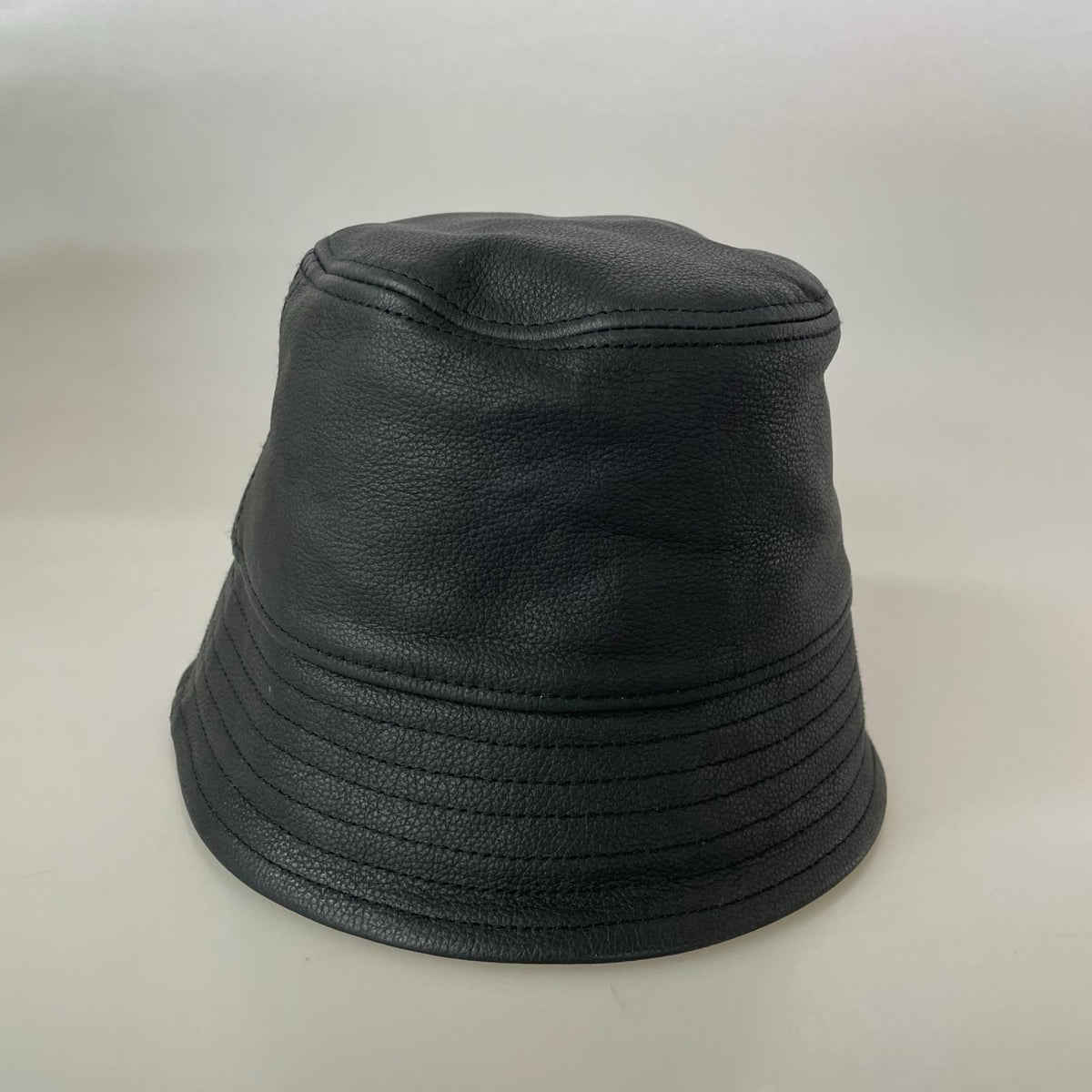 ハット BREATH EMBOSS LEATHER HAT ブラック