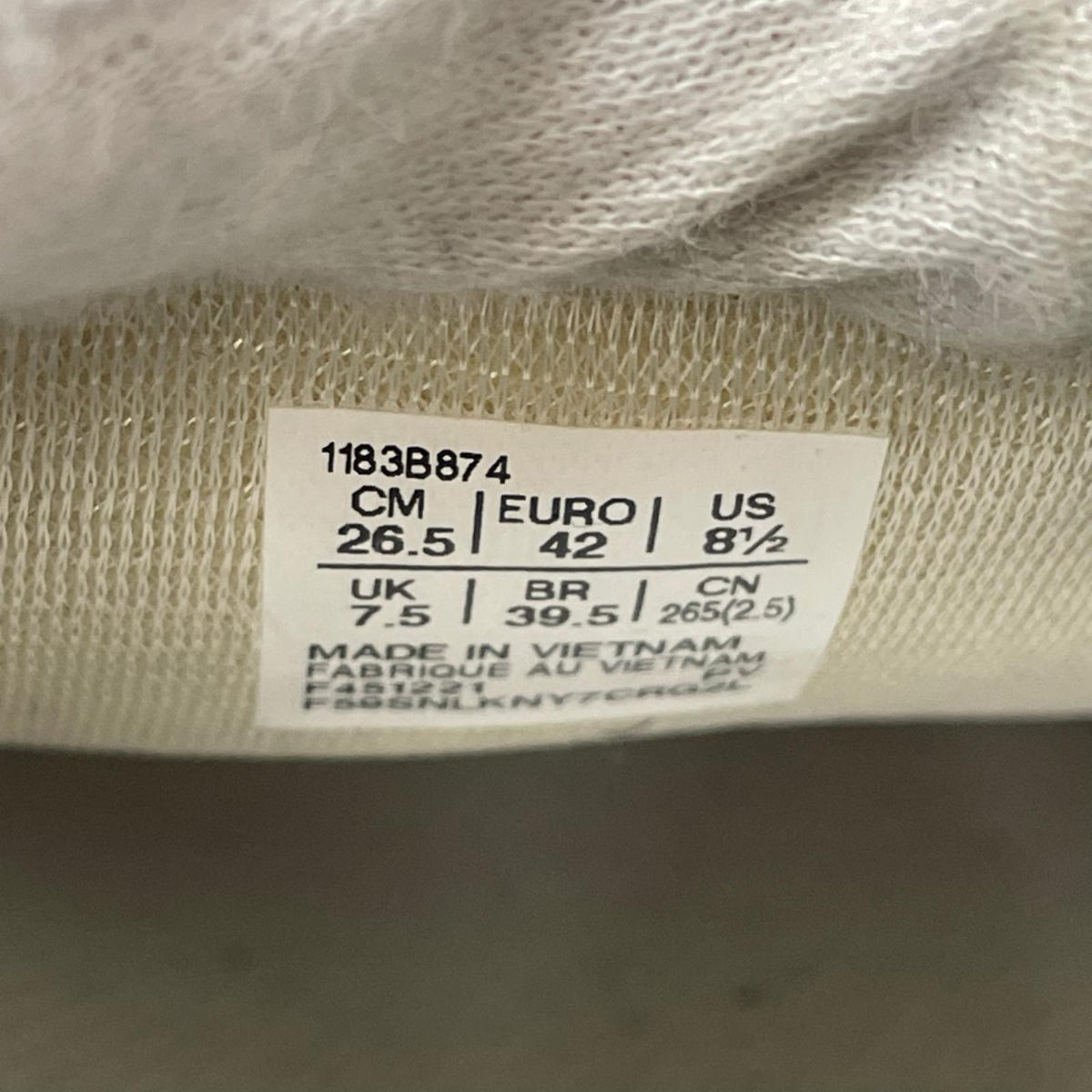 スニーカー ONITSUKA TIGER 1183B874 スニーカー 26cm (US8 UK7 1/2 EU42) ホワイト