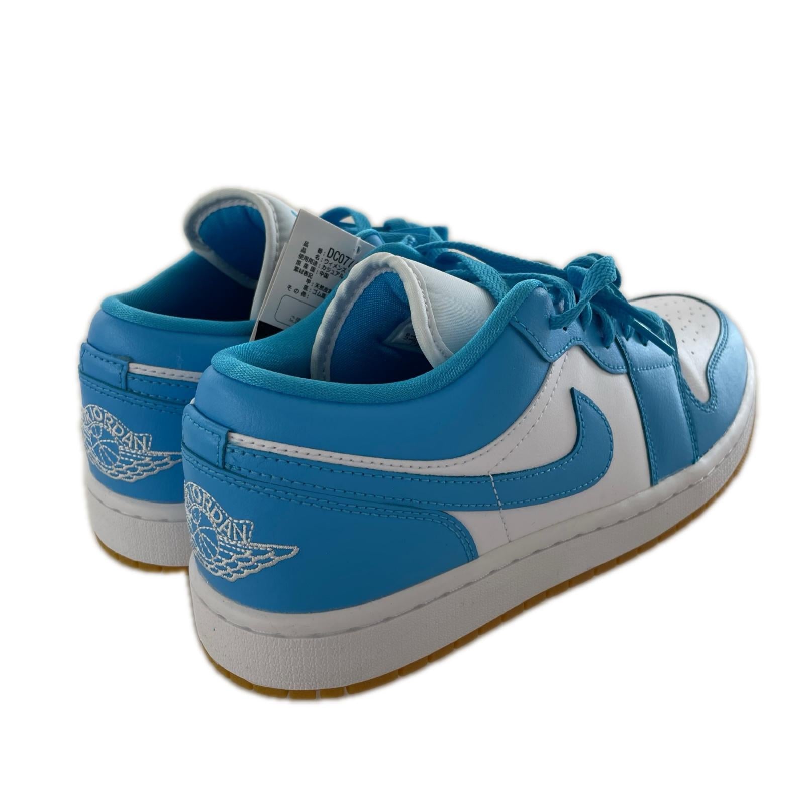 スニーカー WMNS AIR JORDAN 1 LOW BLUE GUM DC0774-104 (28.0) 28cm (US10 UK9 1/2 EU46)