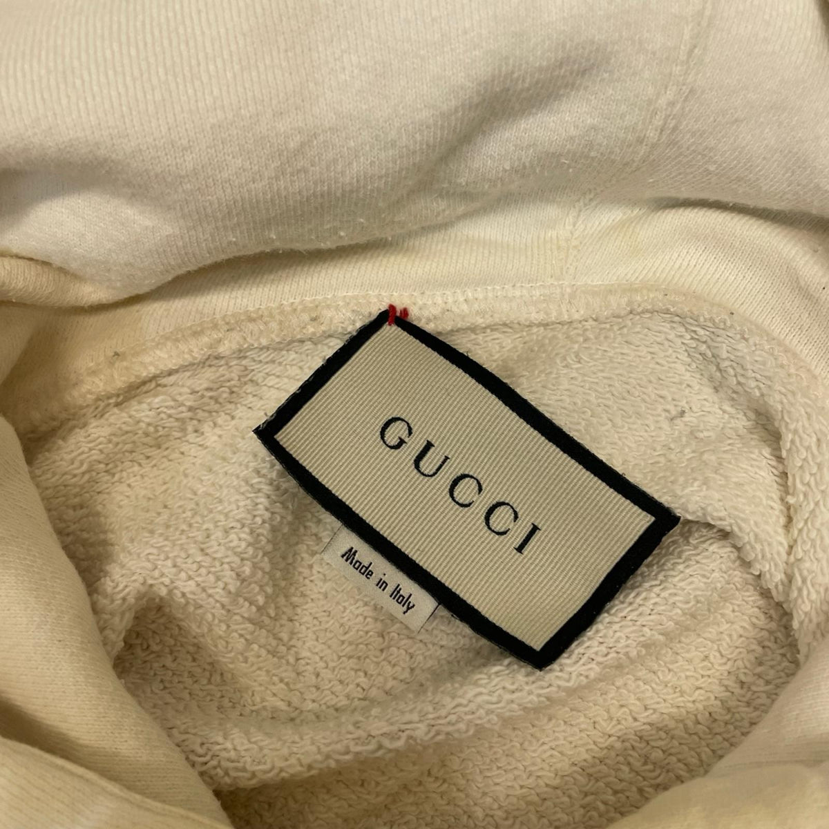 GUCCI マニフェストマスク プリント プルオーバーパーカー469251-XJBUY S 469251-XJBUY
