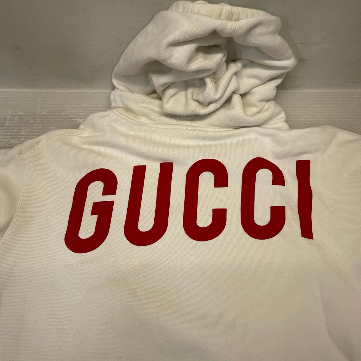 GUCCI マニフェストマスク プリント プルオーバーパーカー469251-XJBUY S 469251-XJBUY