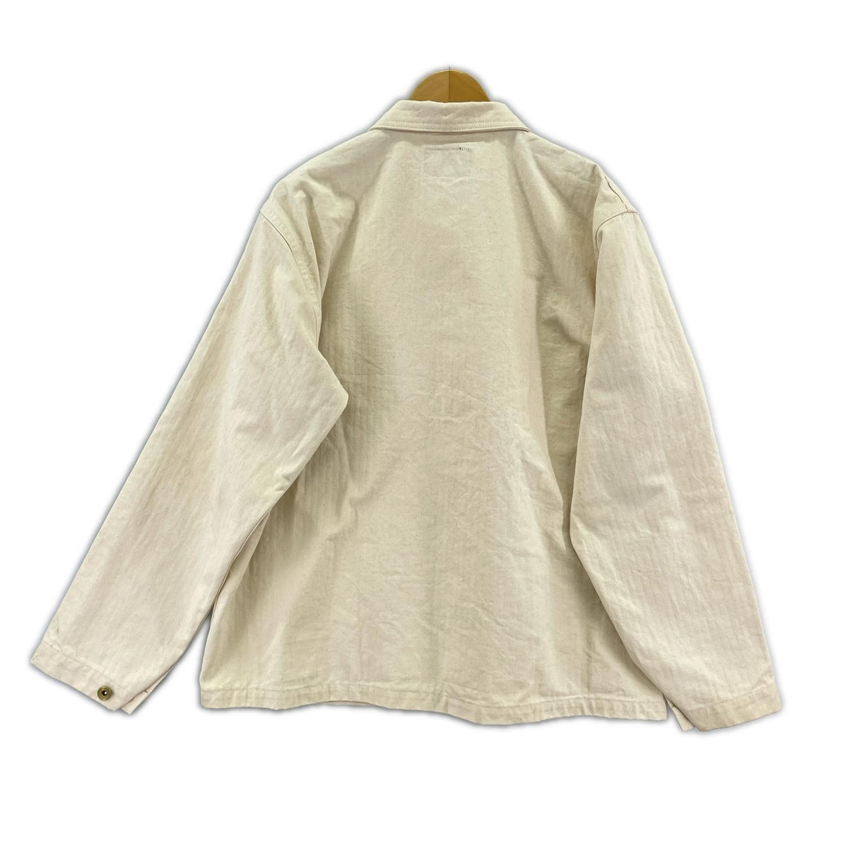 ジャケット HERRINGBONE COVERALL/サイズL L ホワイト
