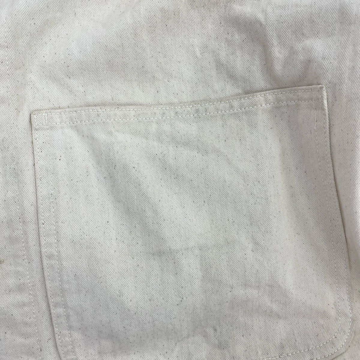ジャケット HERRINGBONE COVERALL/サイズL L ホワイト