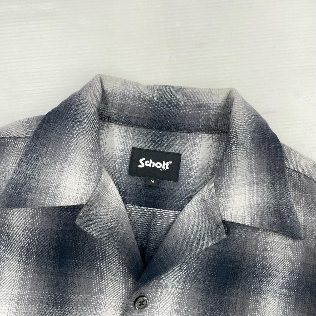 長袖シャツ OMBRE CHECK FLANNEL LS SHIRT/サイズM M ブラック