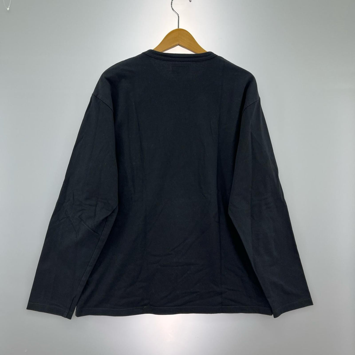 長袖Tシャツ DEER FLOWER STUDS LS T-SHIRT L ブラック