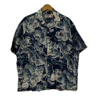 半袖シャツ GYPSY&SONS/INDIGO SHIRT/サイズL L ネイビー