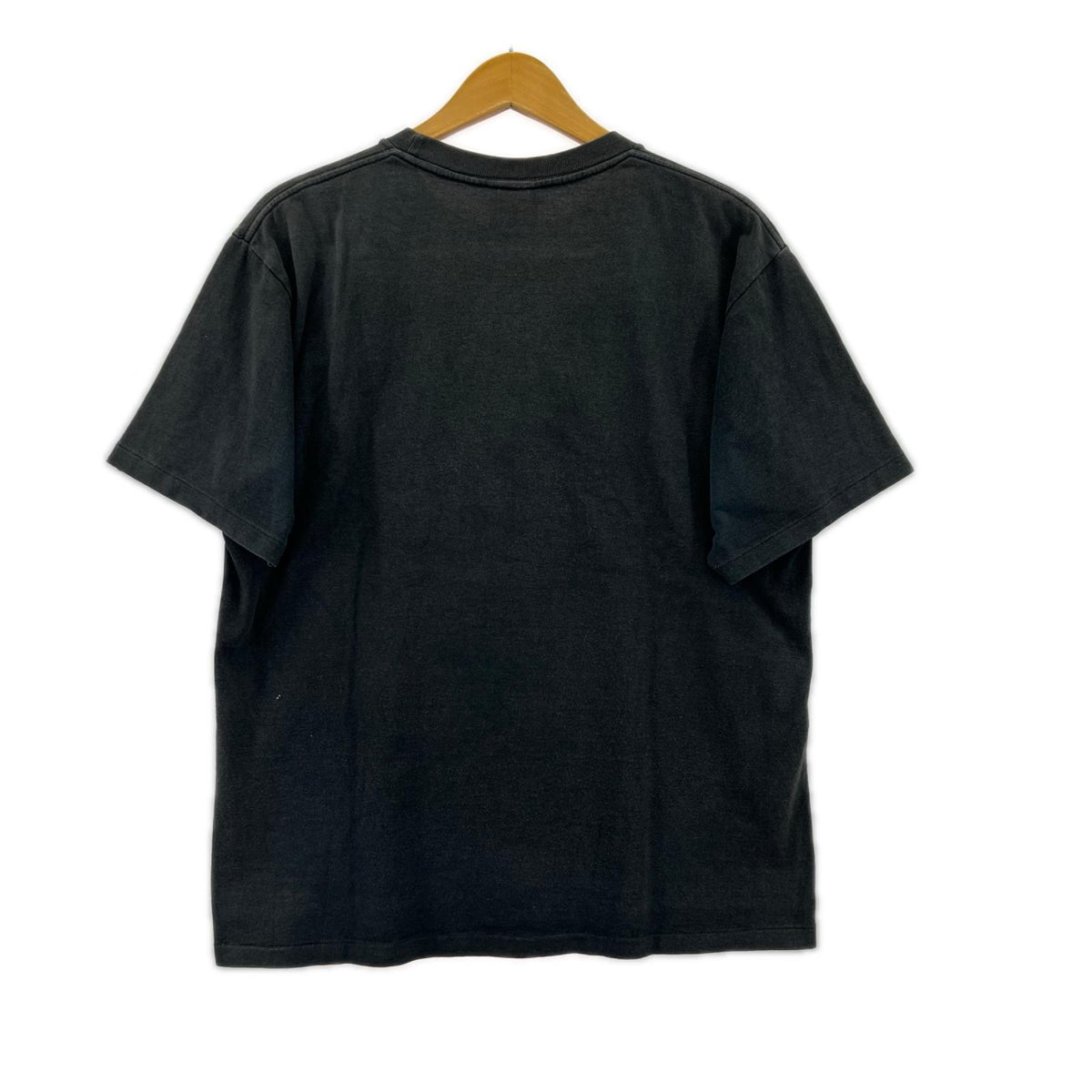 半袖Tシャツ カモ柄プリント 黒 (L) L ブラック
