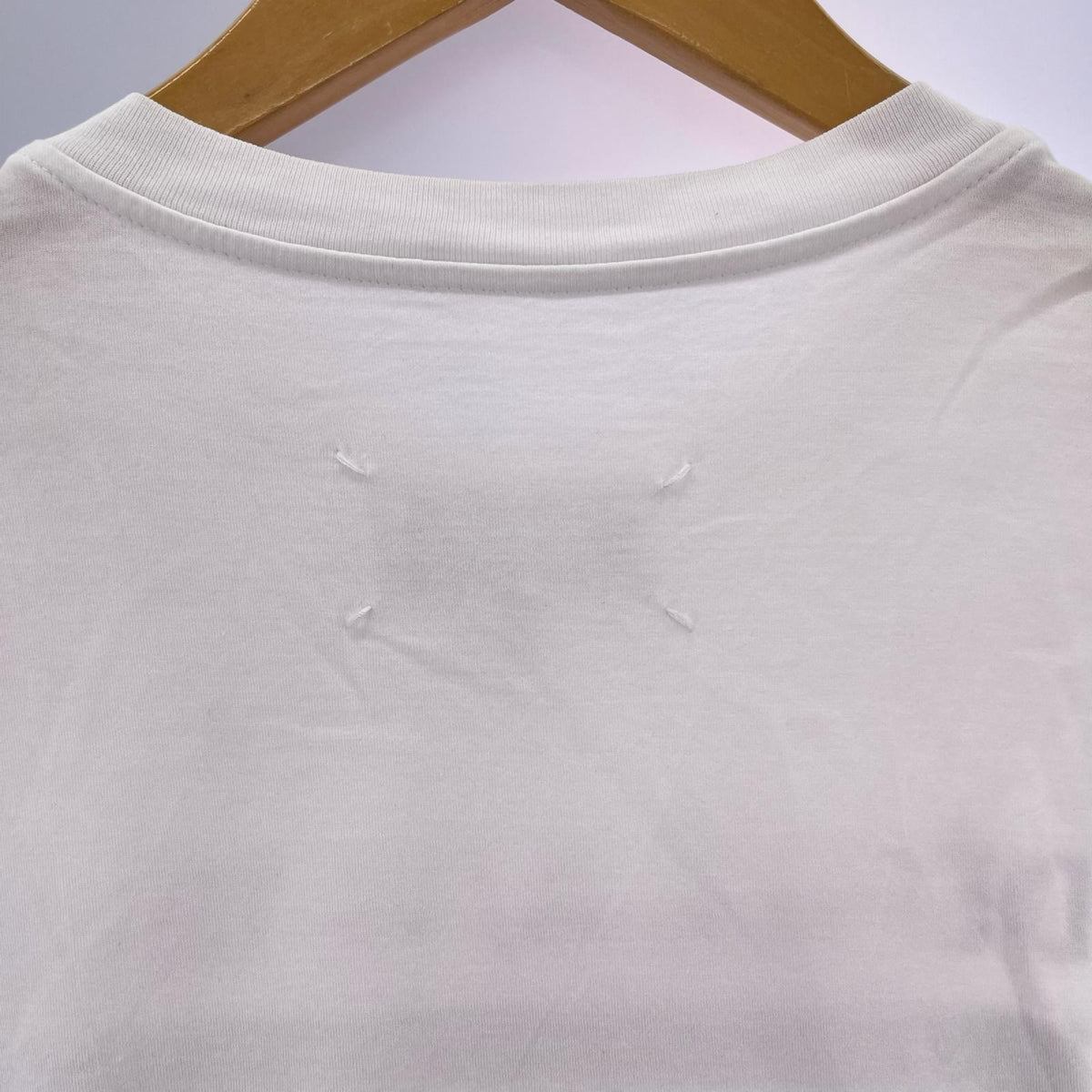 半袖Tシャツ MAISON MARGIELA 18AW DEFILE プリントTee 44 白 44 ホワイト