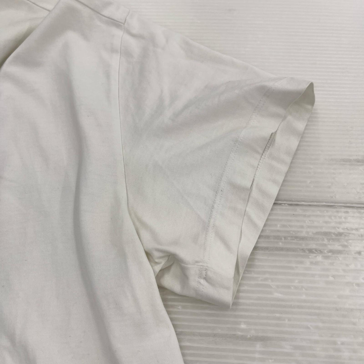 半袖Tシャツ MAISON MARGIELA 18AW DEFILE プリントTee 44 白 44 ホワイト