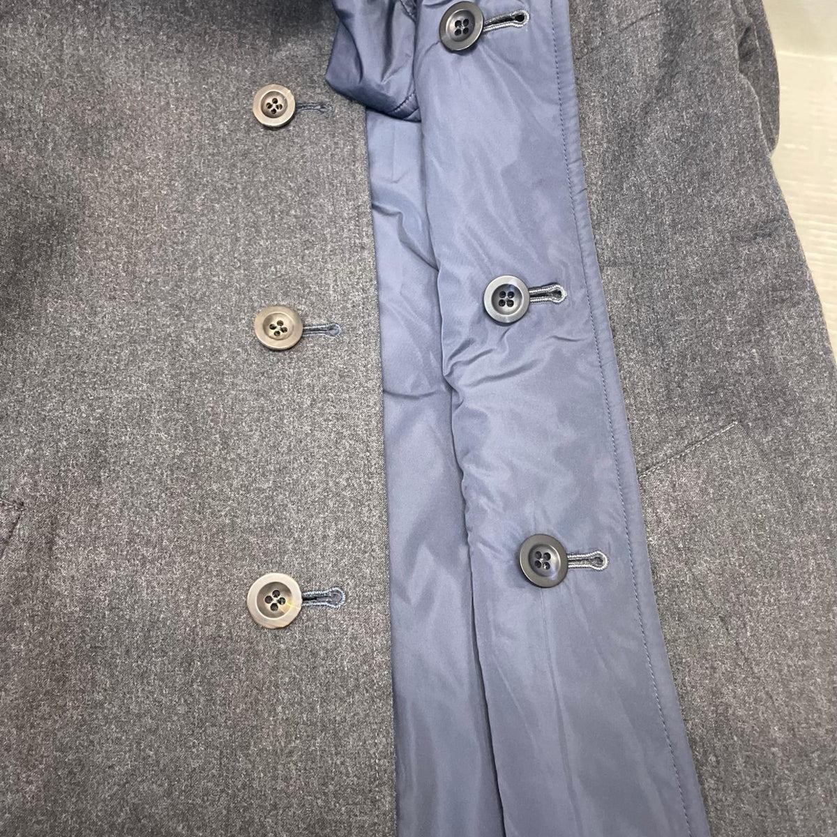 dunhill ナイロンウール リバーシブルコート
