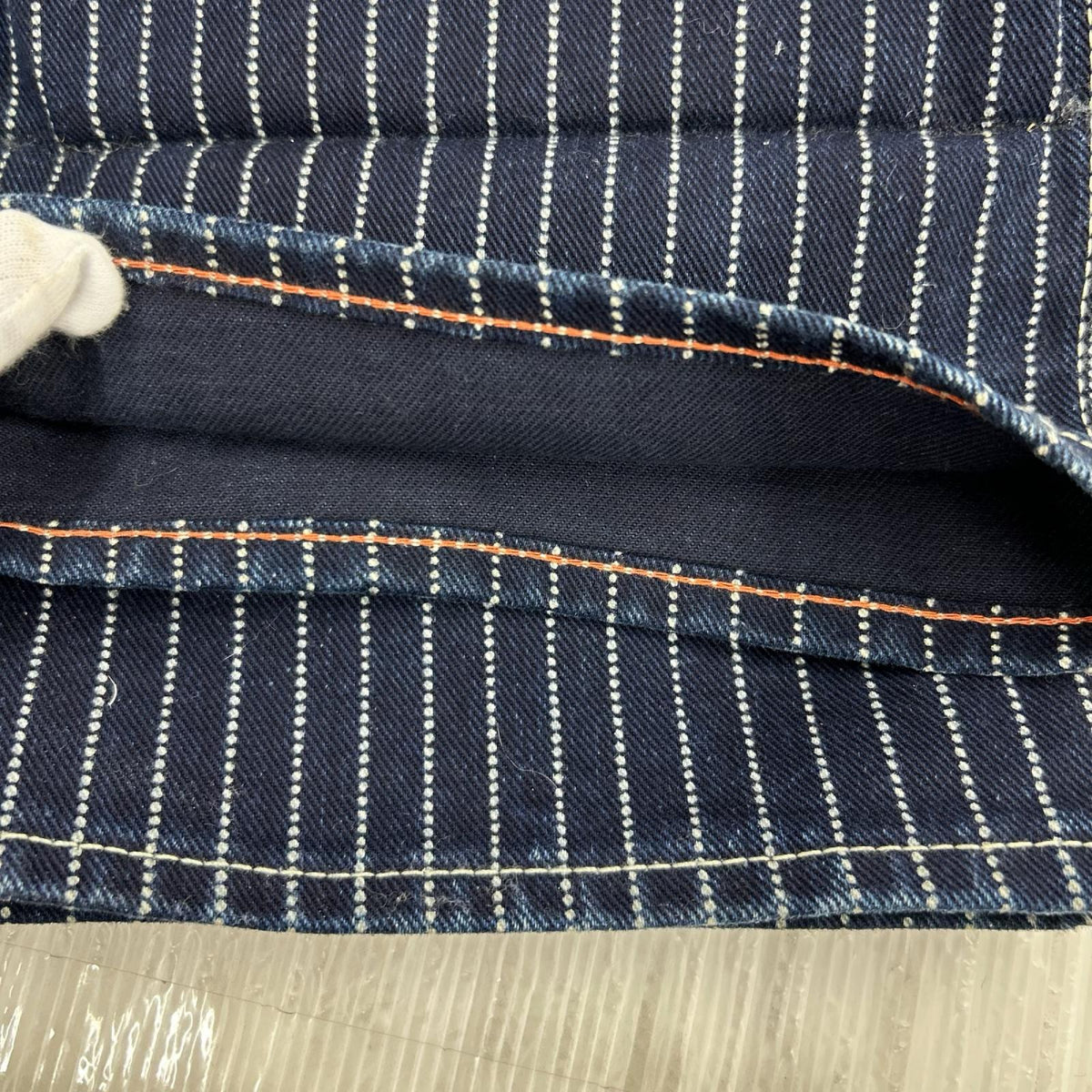 パンツ IRON HEART ウォバッシュストライプ ペインターパンツ