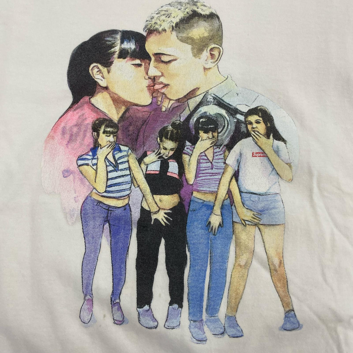半袖Tシャツ 17AW Kiss Tee ホワイト M ホワイト