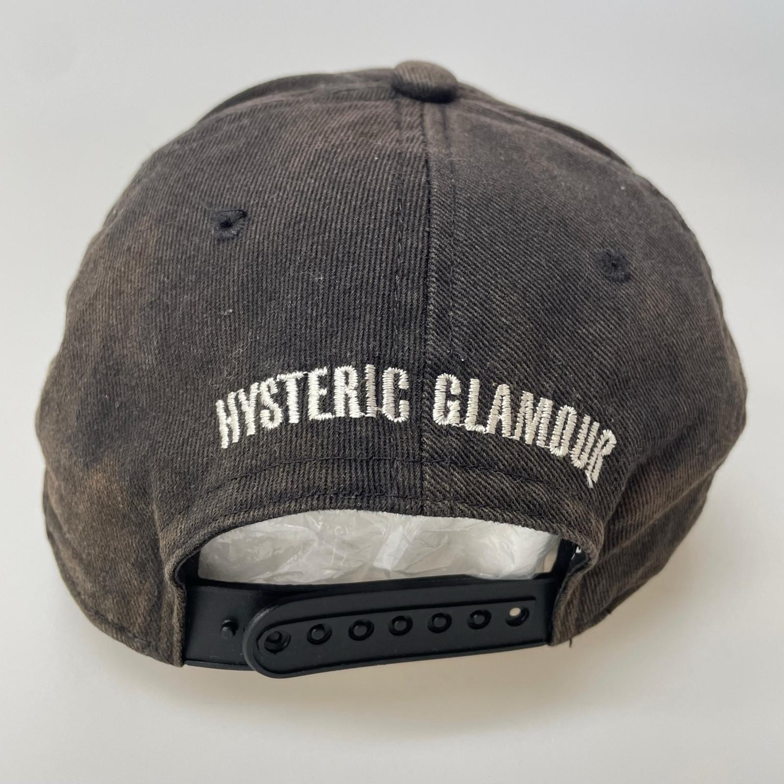 キャップ HYSTERIC GLAMOUR 刺繍キャップ 02193QH04 茶 ブラウン