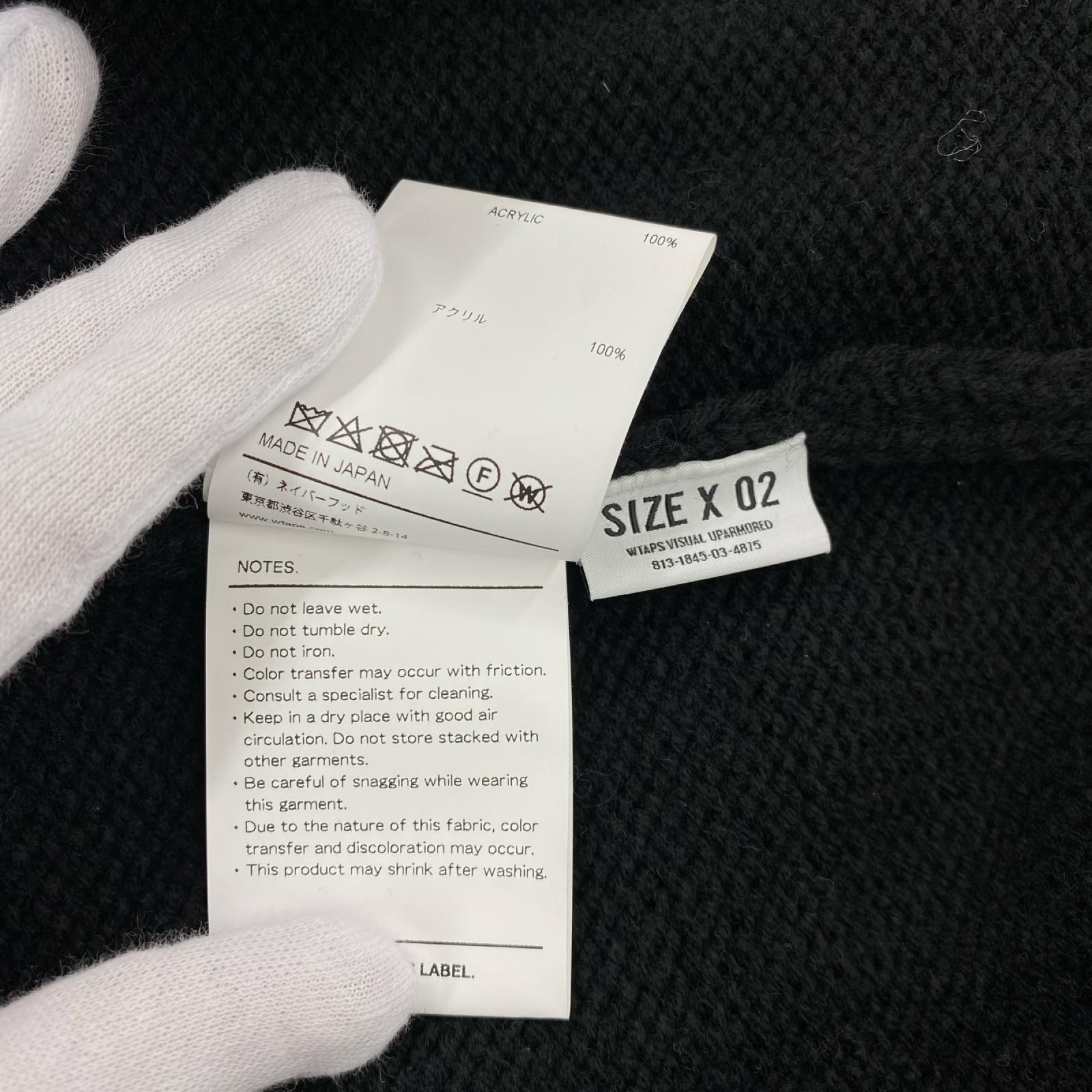 カーディガン PALMER SWEATER 222MADT-KNM04 (2) ブラック 2 ブラック