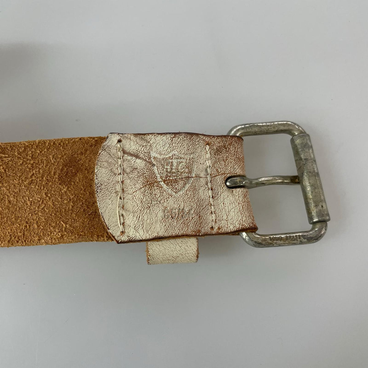 その他アクセサリー スタッズベルト ブラウン