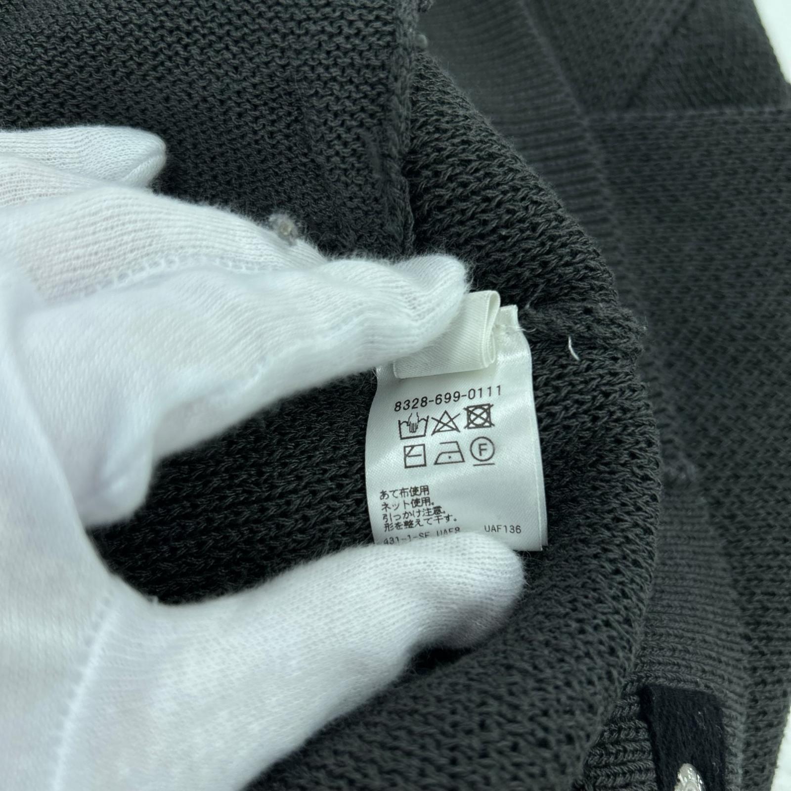 ジャケット ニット生地 GRY M M グリーン