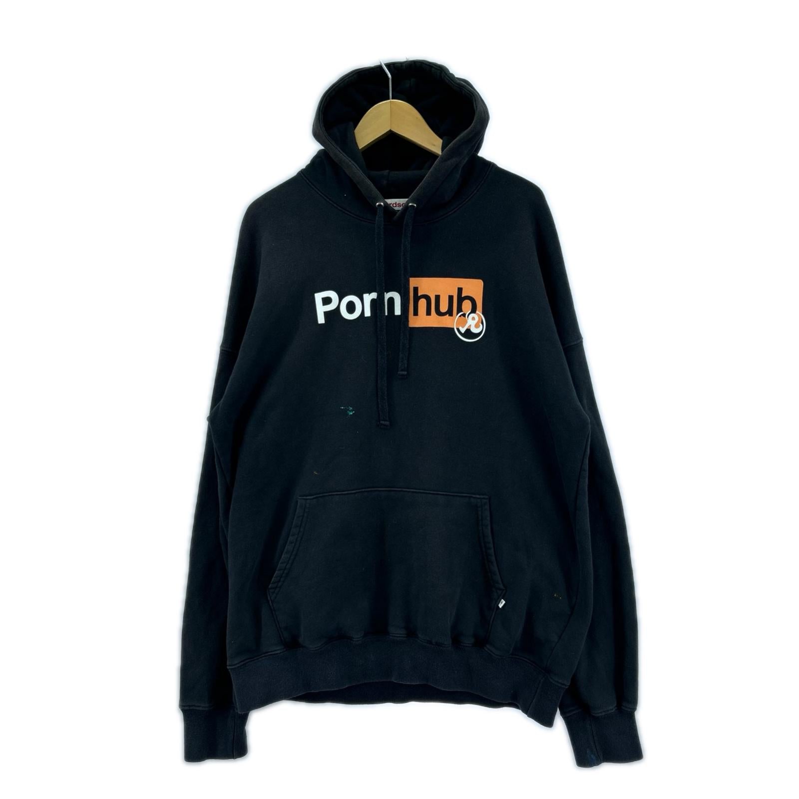 パーカー Richardson pornhub ロゴフーディー L BLK L ブラック