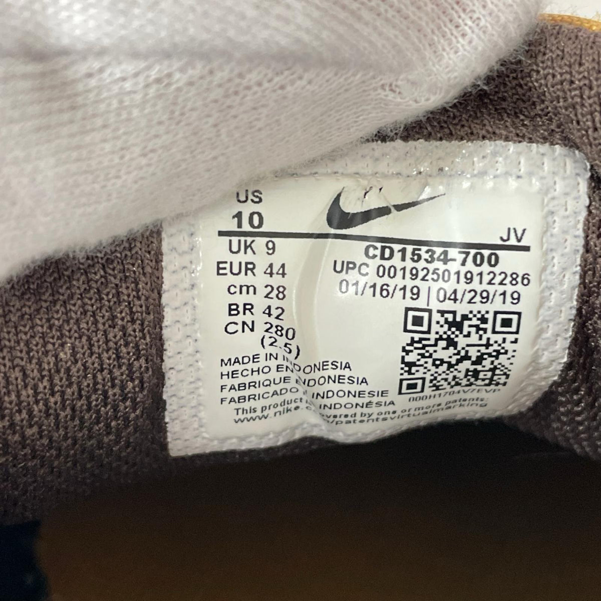 スニーカー AIR MAX IVO 茶 (28.0cm) 28cm (US10 UK9 1/2 EU46)