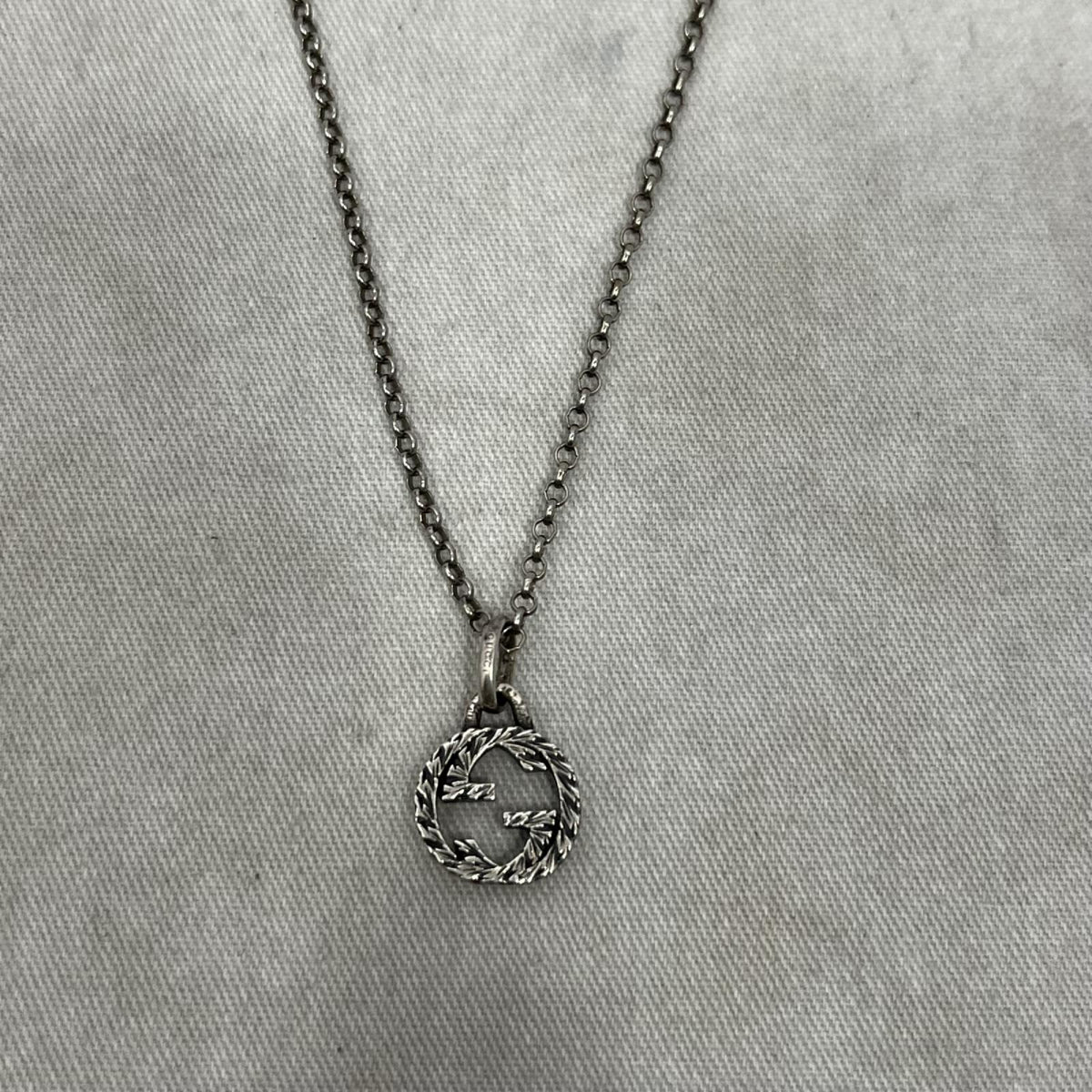 GUCCI インターロッキングG ネックレス アラベスク シルバー925