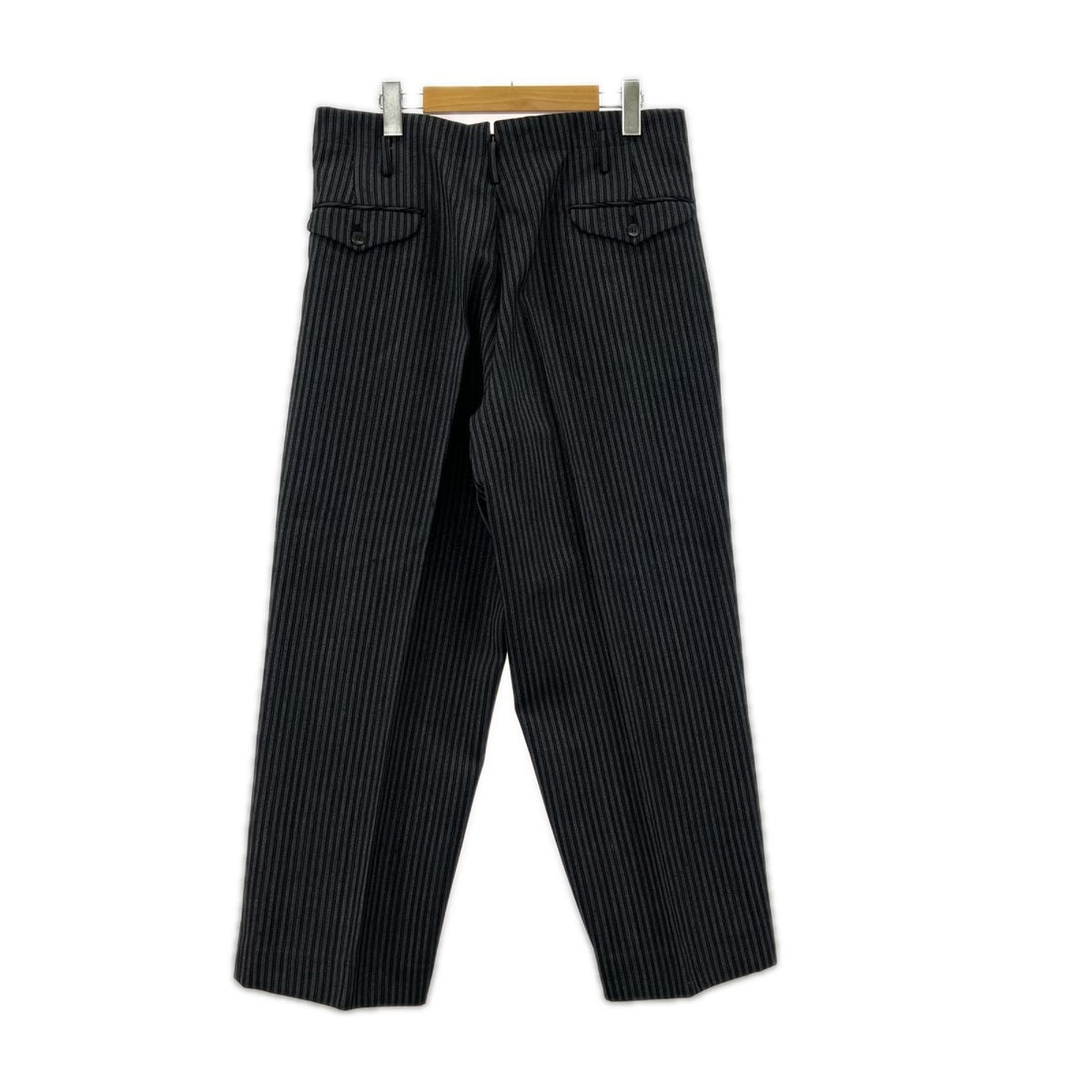 パンツ 60s~ マルチストライプ 2タック スラックス 黒
