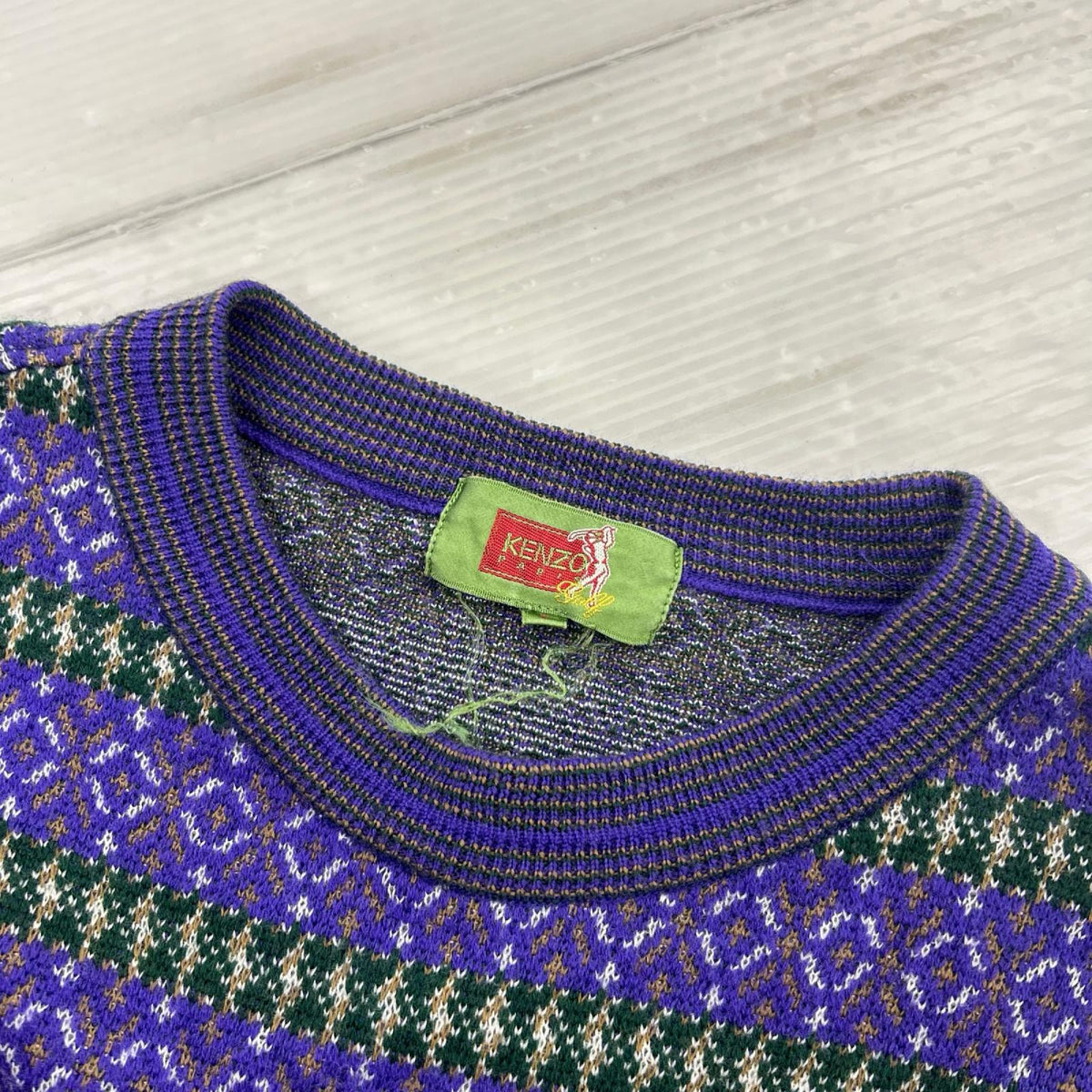 ニット KENZO Golf 90s (1) パープル 1 パープル