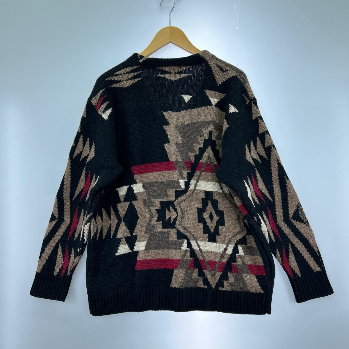 カーディガン 総柄 M M マルチカラー