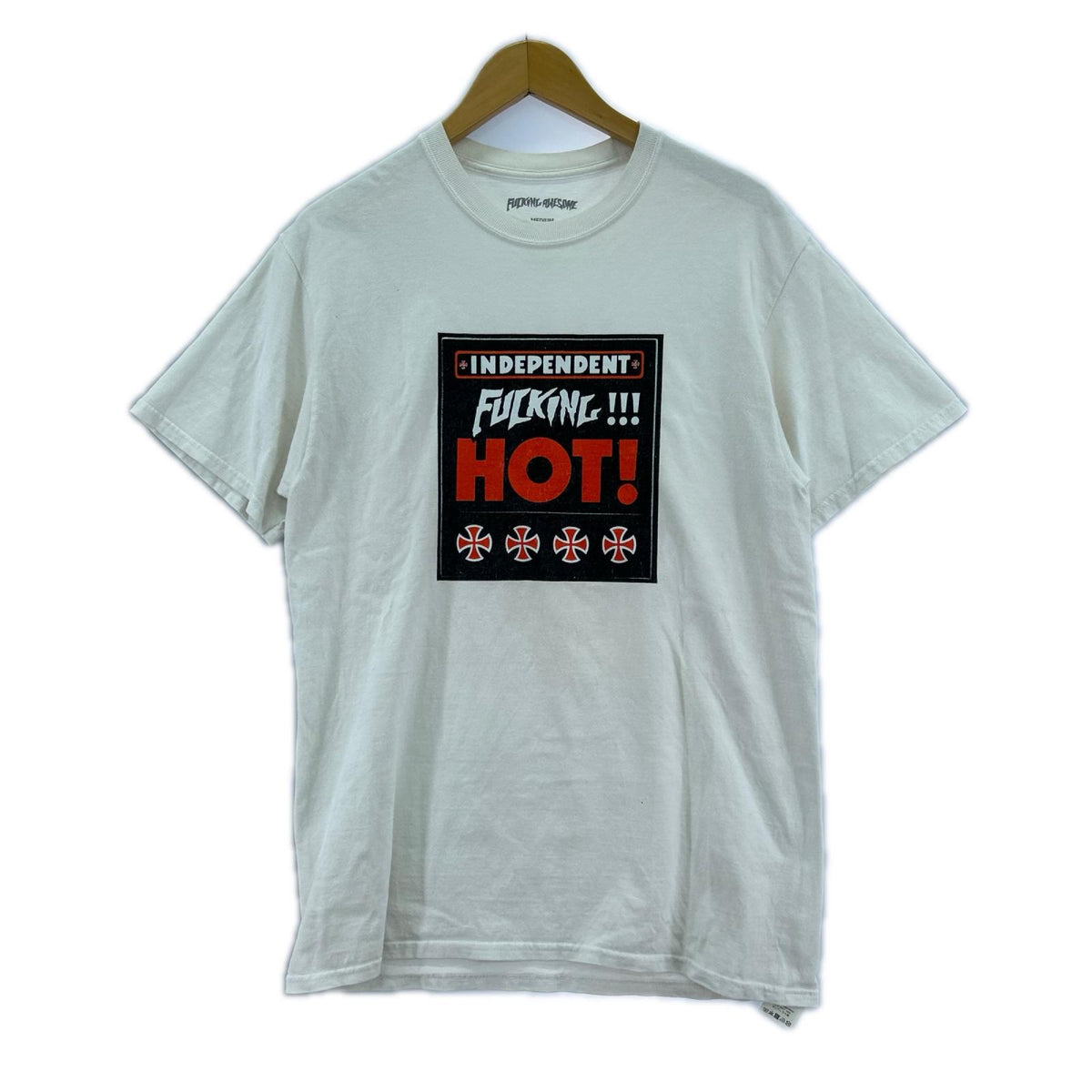 半袖Tシャツ ×INDEPENDENT 白 M M ホワイト