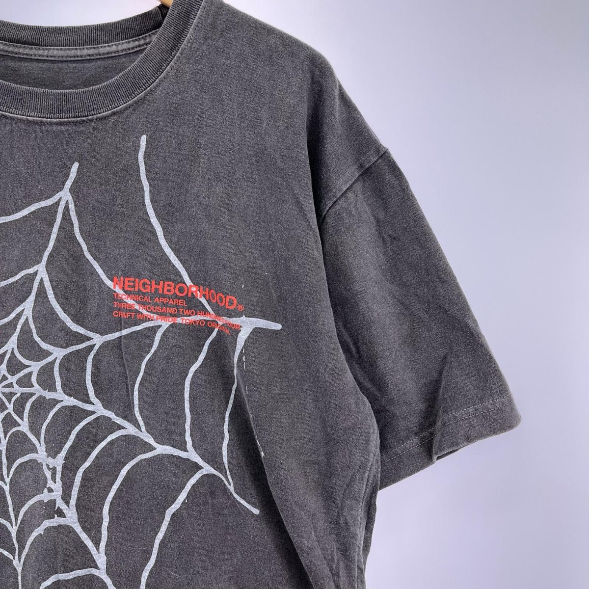 半袖Tシャツ NEIGHBORHOOD 25SS NH.TEE SS-7 スパイダーTee S 黒 S ブラック