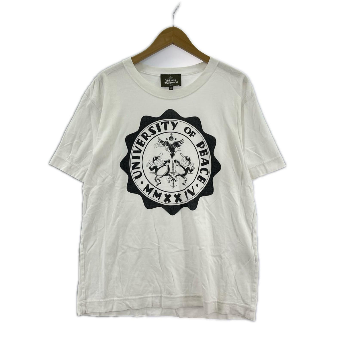 半袖Tシャツ UNIVERSITY OF PEACE ホワイト