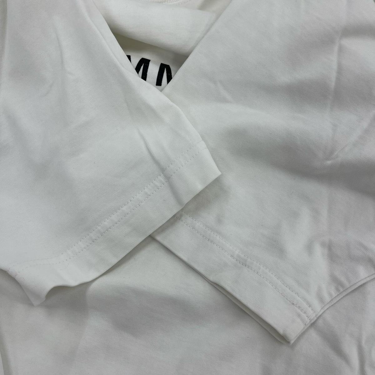 半袖Tシャツ HOMME ロゴ M ホワイト