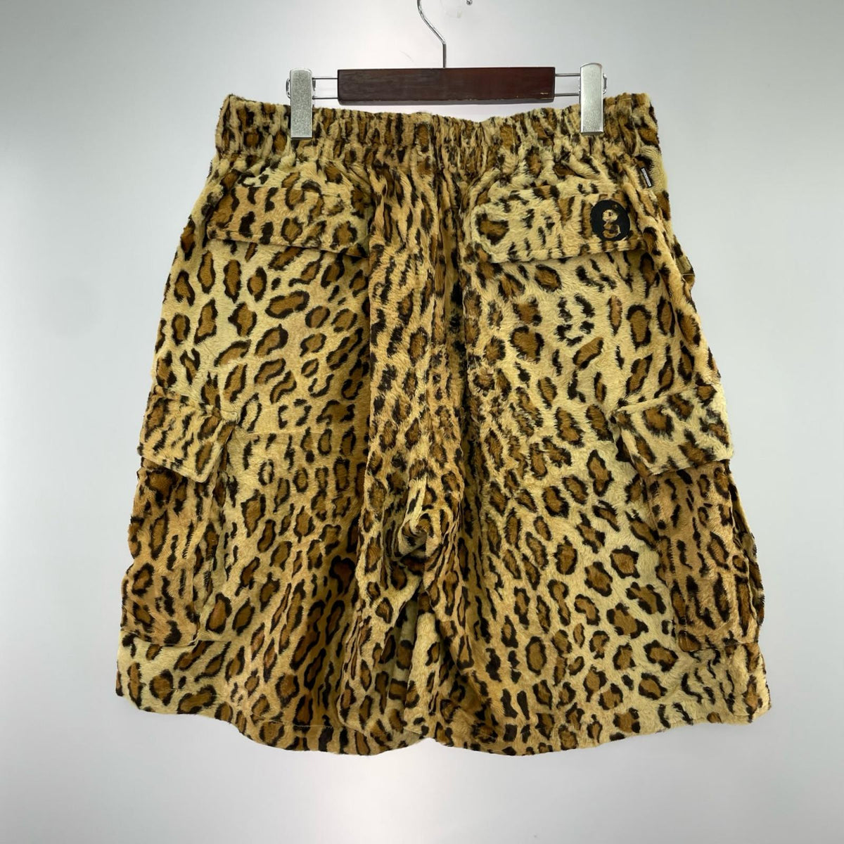 ショートパンツ Supreme×GOODENOUGH 25SS Crushed Rayon Cargo Short "Leopard 32 レオパード ブラウン