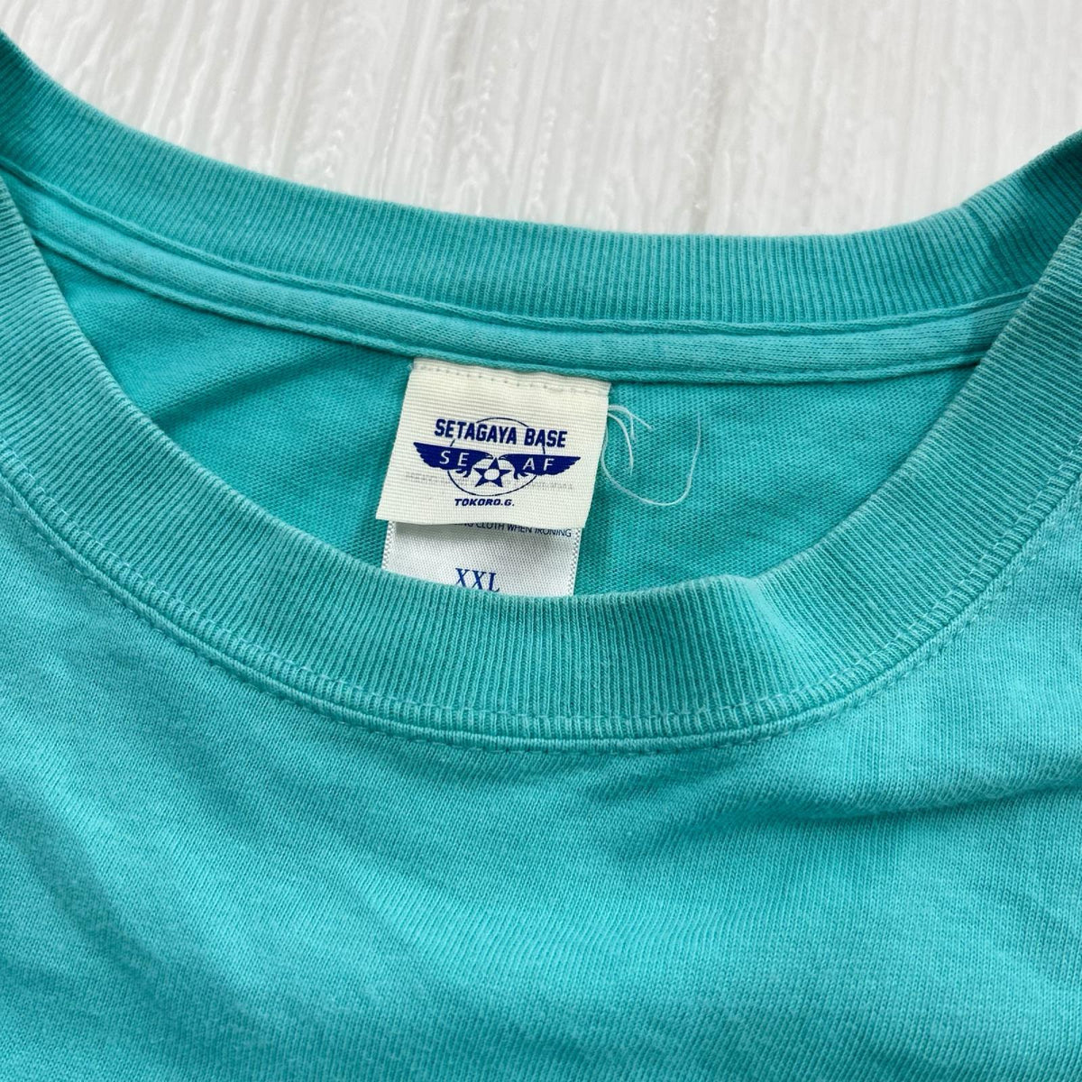 半袖Tシャツ 世田谷ベース Tシャツ ブルー 羊 XXL