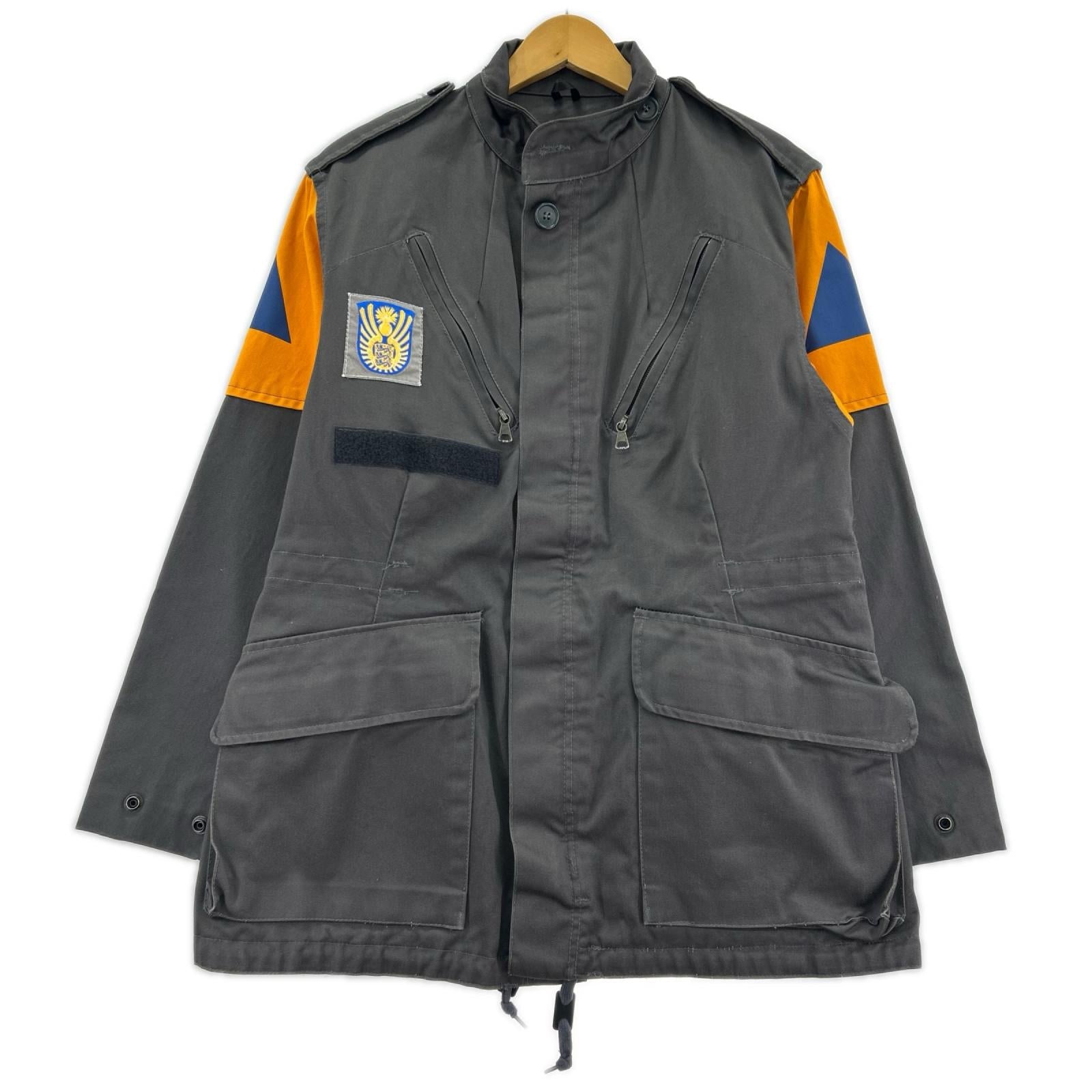 ミリタリージャケット 80s デンマーク軍 CIVILFORSVARET GRY (3) 3 ブラック