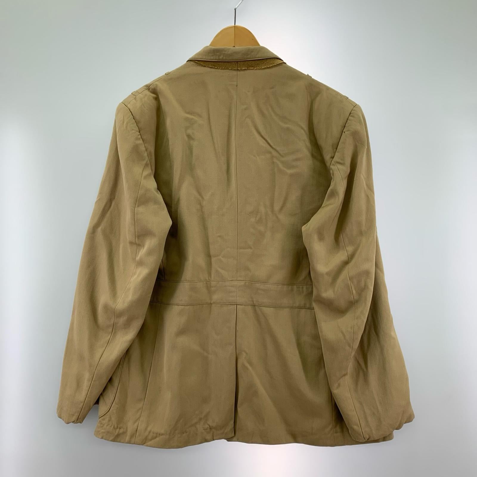 テーラードジャケット U.S.NAVY NAVAL UNIFORM SHOP ベージュ ベージュ