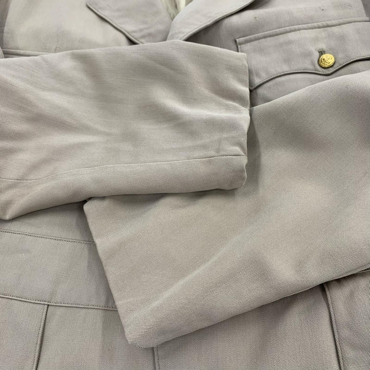 テーラードジャケット U.S.NAVY NAVAL UNIFORM SHOP ベージュ ベージュ