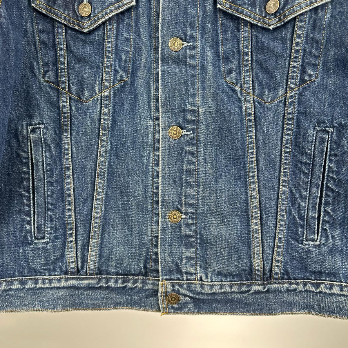 デニムジャケット 90~00S 70503-04 ユーロ 紺 (XL) ネイビー
