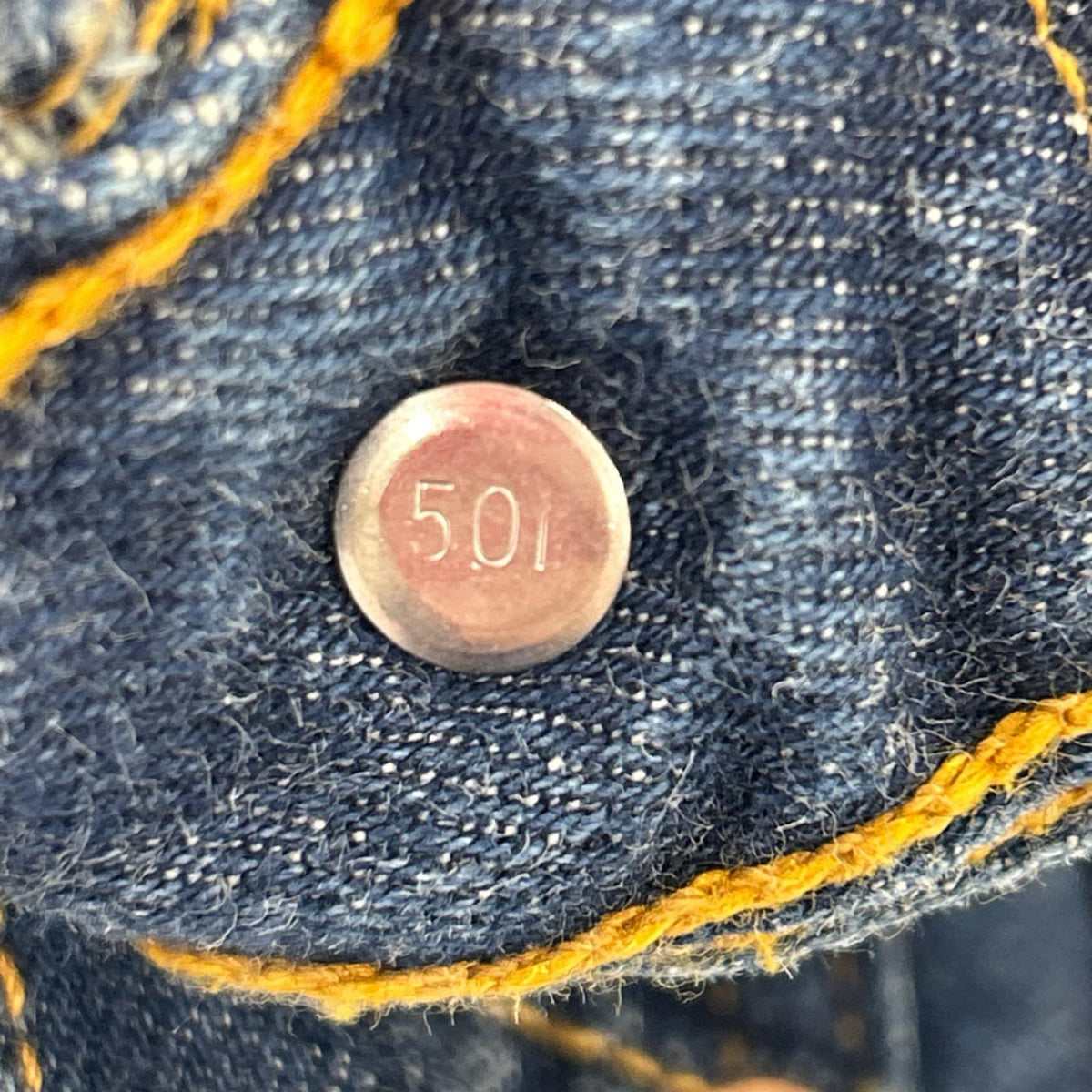 デニムパンツ 90S USA製 501 刻印501 紺 (32) 32 ネイビー