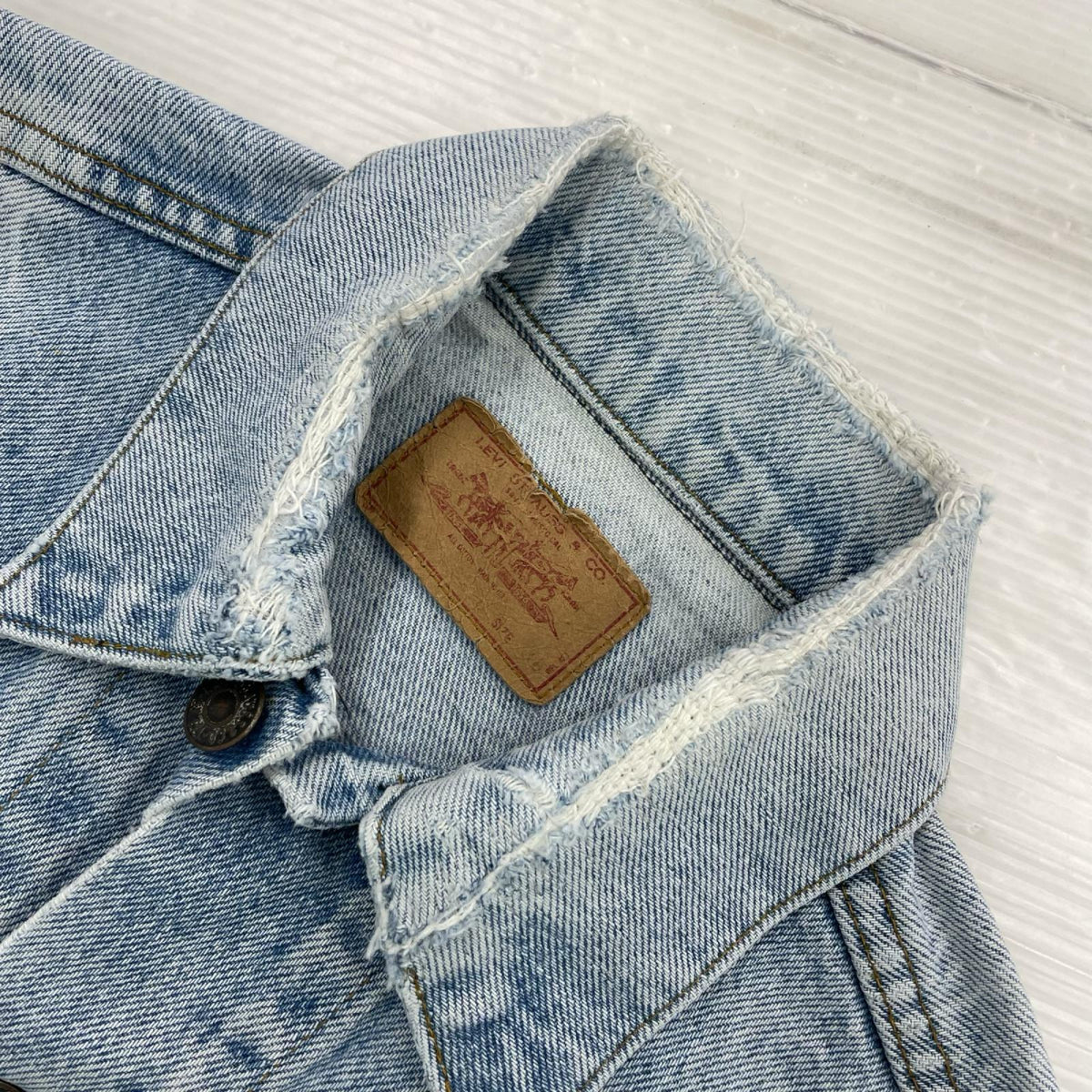 デニムジャケット Levi's ボタン527 USA製 デニムジャケット ブルー
