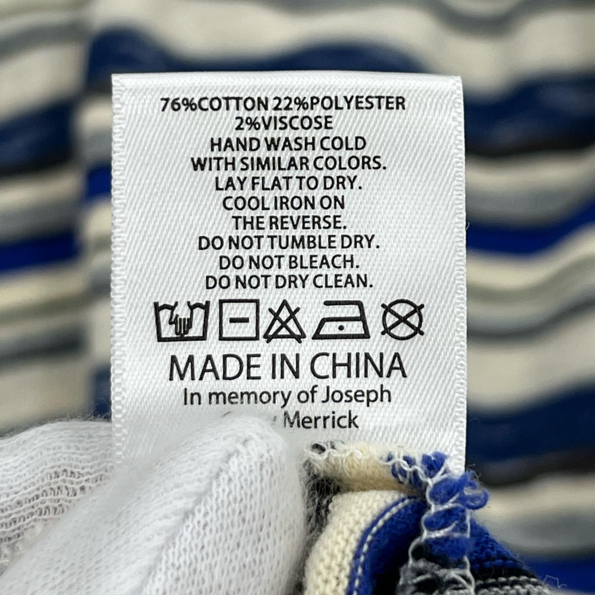 半袖Tシャツ TONI STRIPE T-SHIRT/ボーダー/青系 M