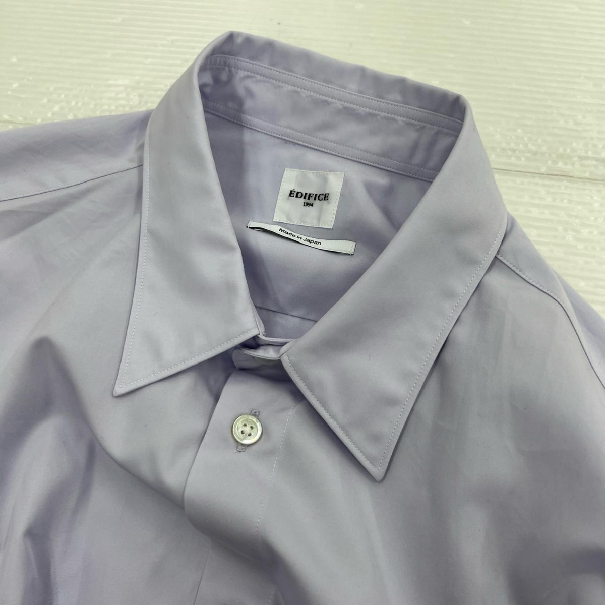 長袖シャツ 26SS/水色 S パープル