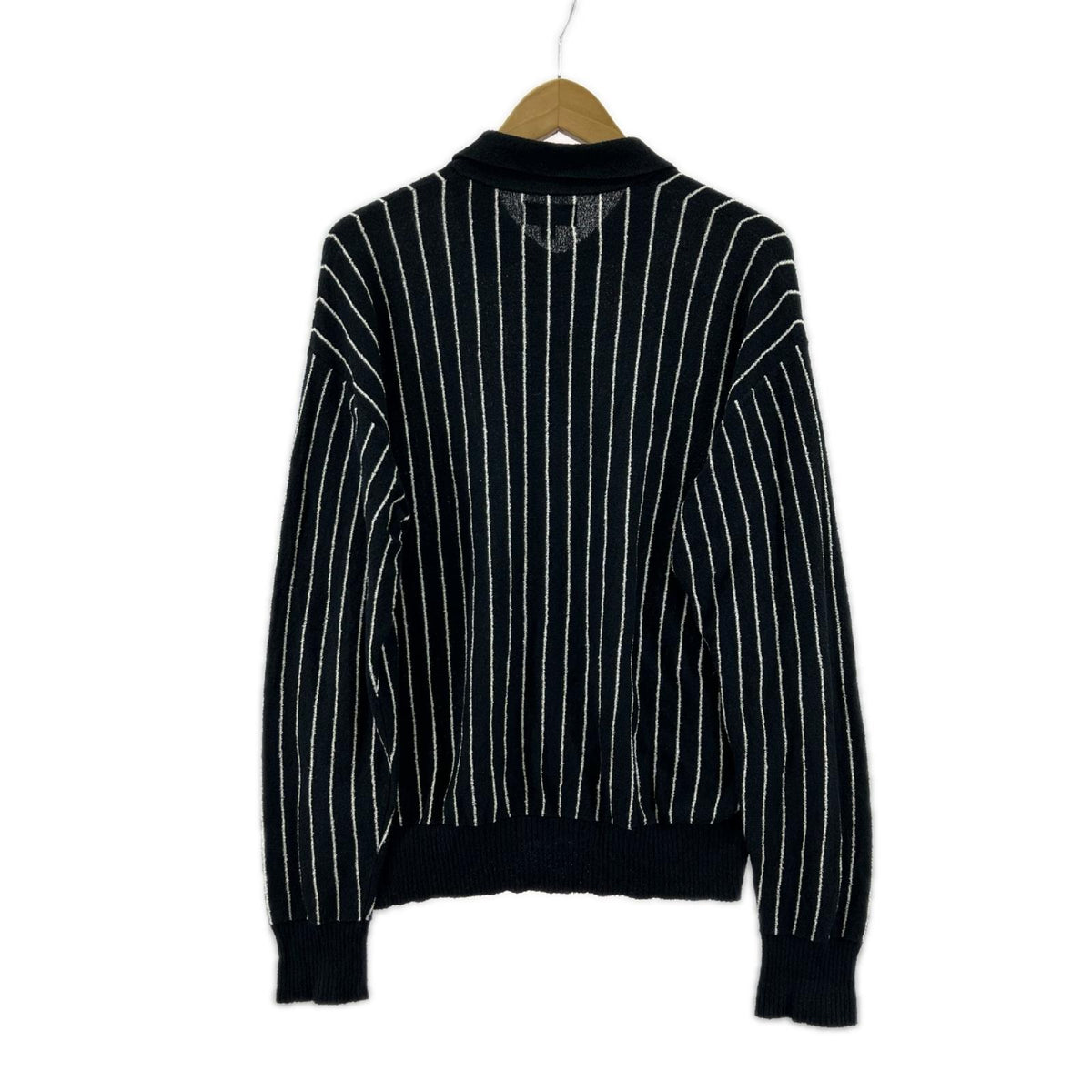 ブルゾン LIGHT WEIGHT LS ZIP POLO/黒/S S ブラック