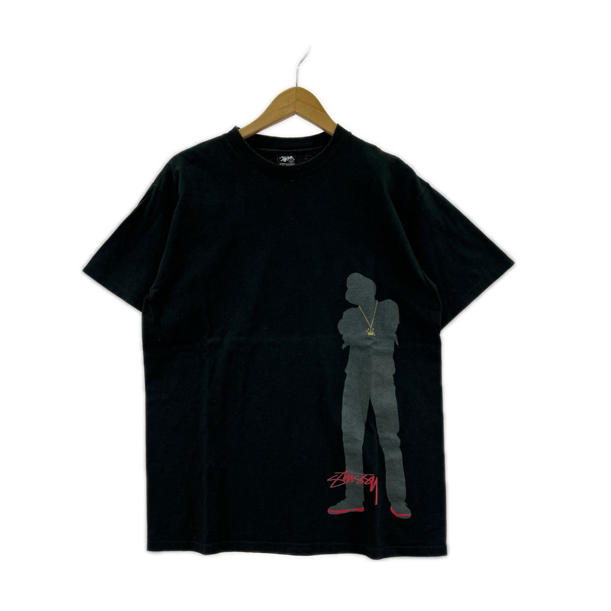 半袖Tシャツ ラッパー/黒/M M ブラック