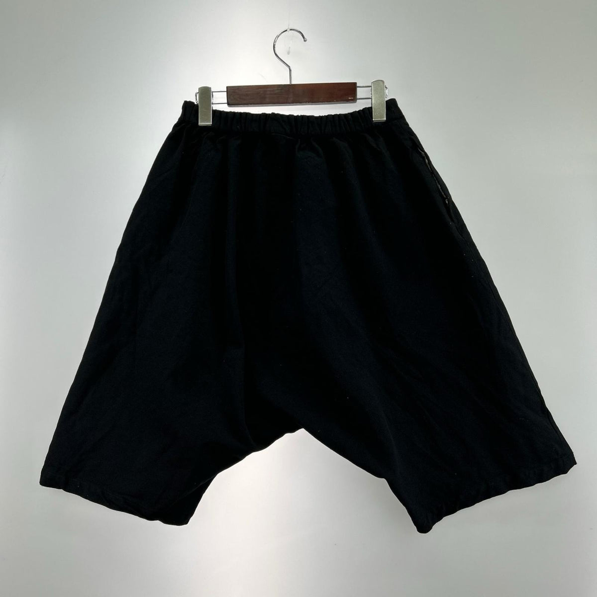 パンツ COMME des GARCONS コムコム 製品染 サルエルパンツ S ブラック S ブラック