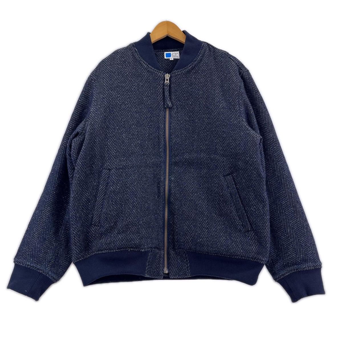 ジャケット JAPAN BLUE JEANS ヘリンボーン ボンバージャケット L