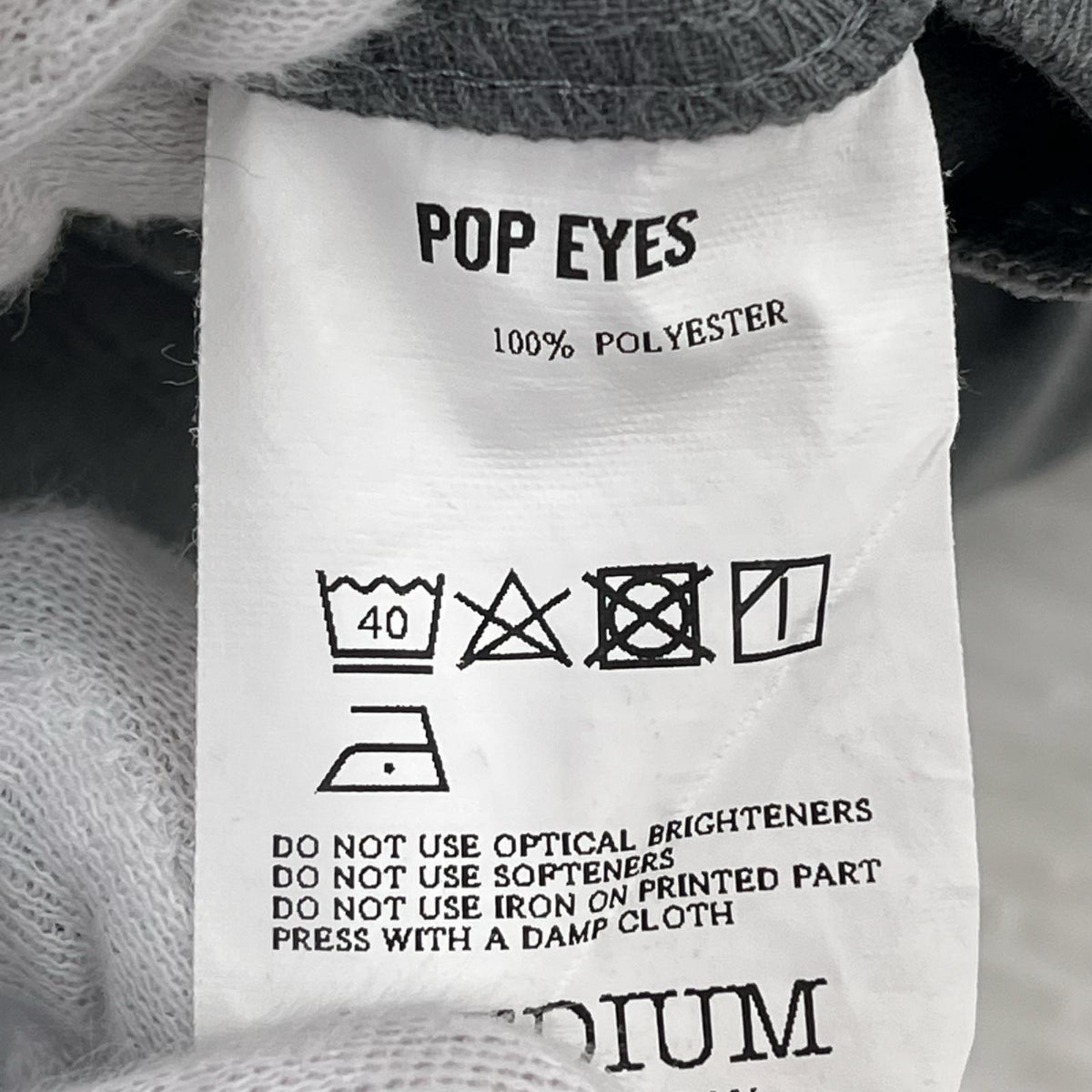 パンツ POP EYES PPE EASY SLACKS M グレー